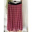 Remo Fashion 2.0 eigen label Dames plissé rok lang model - grafisch fuchsia *