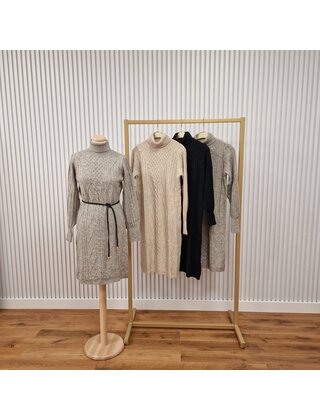 Jurk Yvonne - middengrijs