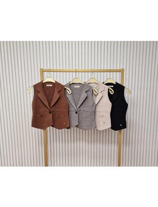 Gilet Gerda - bruin