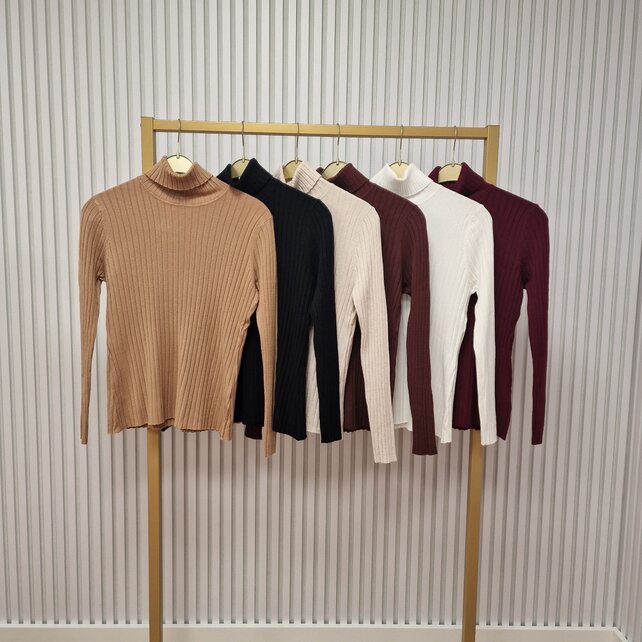 Trui Doortje - cognac