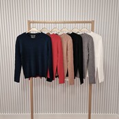 Trui Brenda - donkerblauw