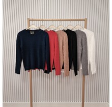 Trui Brenda - donkerblauw