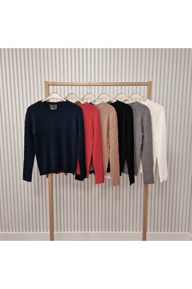 Trui Brenda - donkerblauw