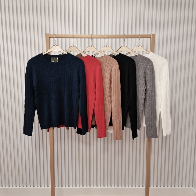 Trui Brenda - donkerblauw