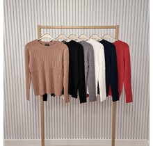 Trui Brenda - cognac