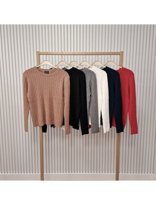 Trui Brenda - cognac