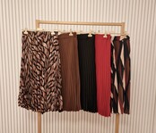 Rok Amber - zwart/bruin patroon