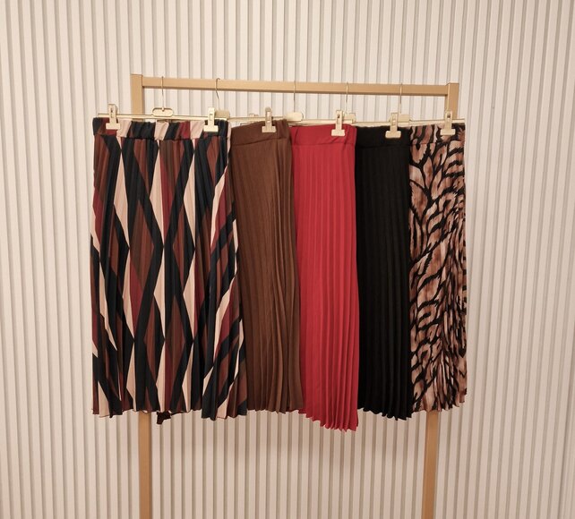 Rok Amber - ruitpatroon *