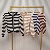 Vest Gwen - zwart/offwhite