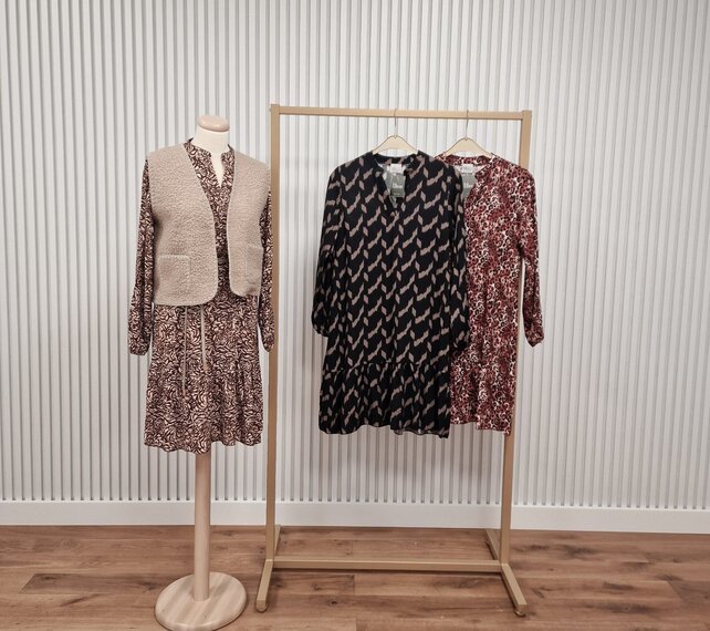 Jurk Emmalyn - bruin