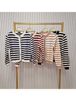 Vest Gwen - donkerblauw/offwhite