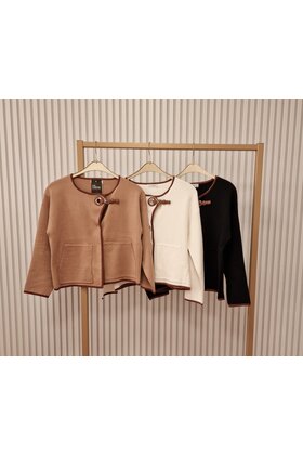 Vest Roxane - cognac