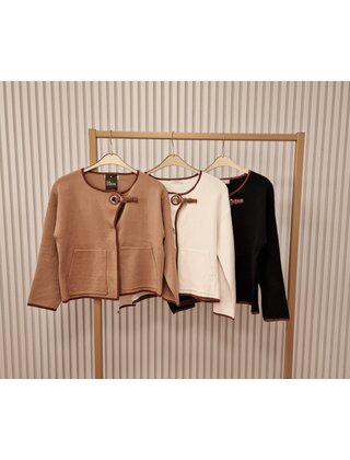 Vest Roxane - cognac