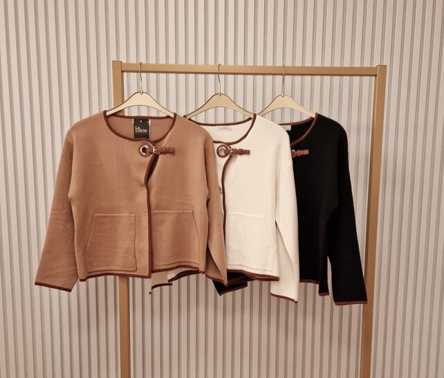 Vest Roxane - cognac