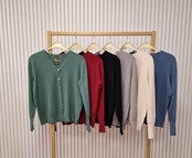 Vest Paula - smokegroen