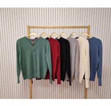 Vest Paula - smokegroen