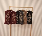 Gilet Melany - bordeaux