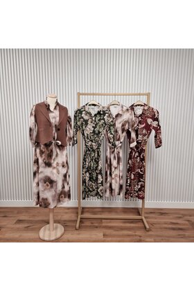 Jurk Clarissa - bruin