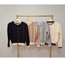 Vest Yaelle - zwart/beige