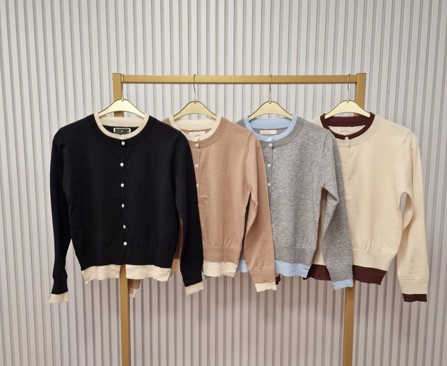 Vest Yaelle - zwart/beige