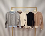 Vest Yaelle - grijs/lichtblauw