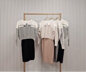 Jurk Katy (tweedelig) - zwart