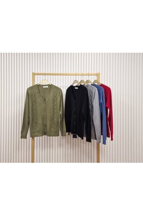 Vest Mina - olijfgroen