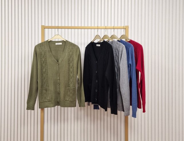 Vest Mina - olijfgroen