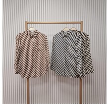 Blouse Ria - bruin/beige