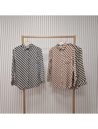 Blouse Ria - marine/beige