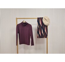 Trui Lana - aubergine