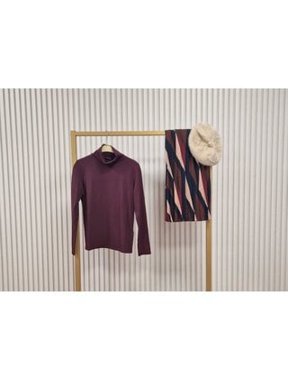 Trui Lana - aubergine