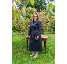 Jurk Loraine (met kraag) - zwart