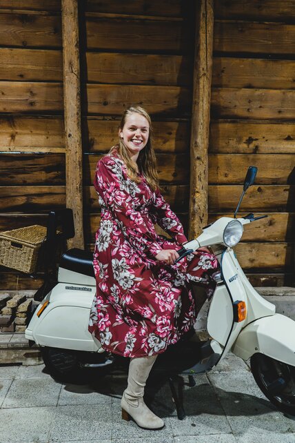 Jurk Christianne - bordeaux