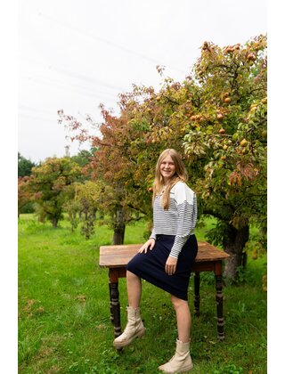 Jurk Katy (tweedelig) - zwart