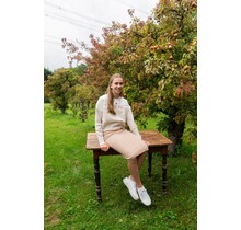 Jurk Katy (tweedelig) - camel