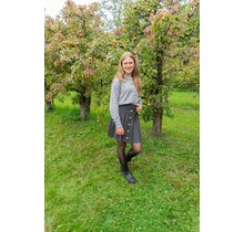 Vest Yaelle - grijs/lichtblauw