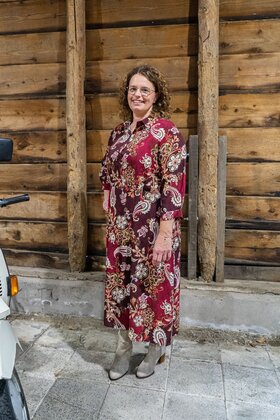 Jurk Clarissa - bordeaux