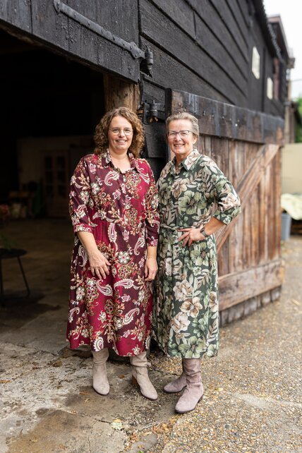 Jurk Clarissa - bordeaux