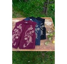 Gilet Melany - bordeaux