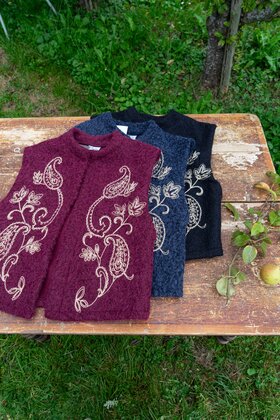 Gilet Melany - bordeaux