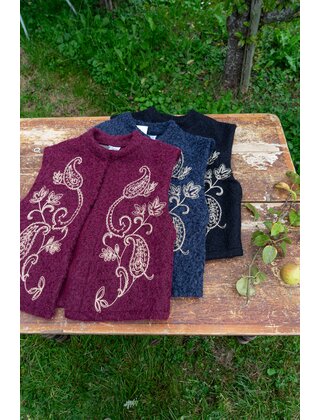 Gilet Melany - bordeaux