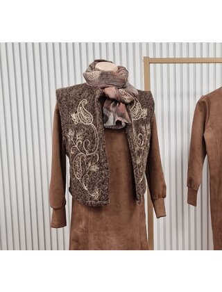 Gilet Melany - bruin