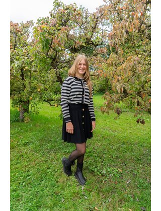 Vest Gwen - zwart/offwhite