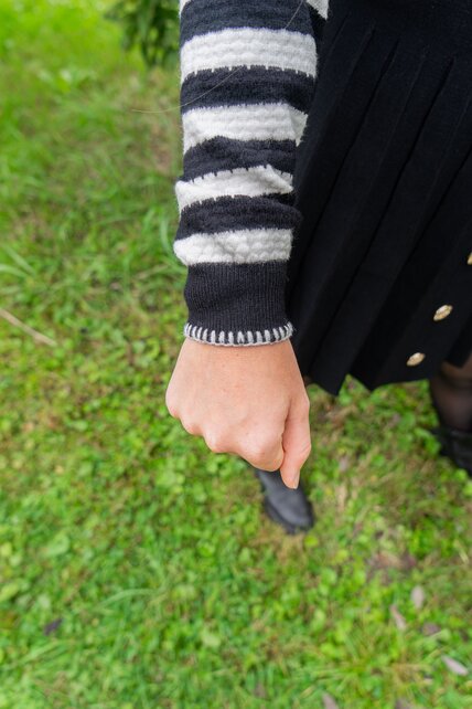 Vest Gwen - zwart/offwhite