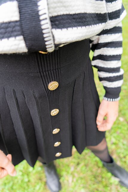 Vest Gwen - zwart/offwhite