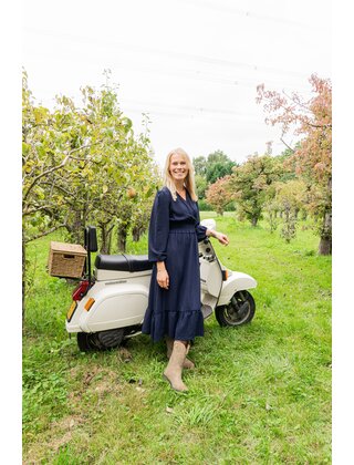 Jurk Marie-Louise - donkerblauw