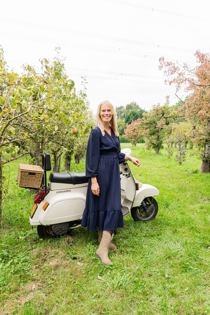 Jurk Marie-Louise - donkerblauw