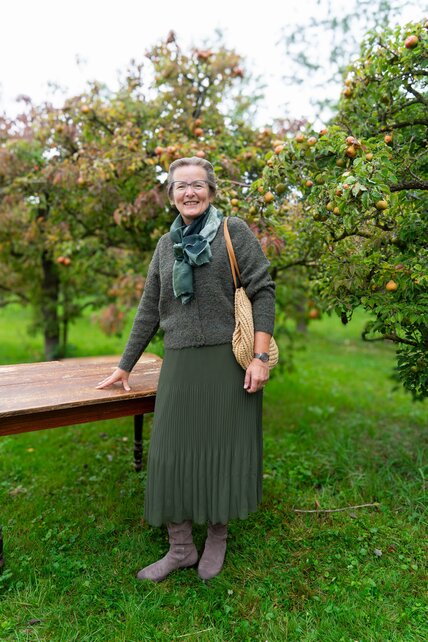 Rok plissé kort model - olijf