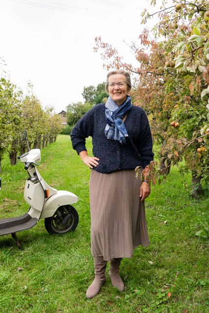 Rok plissé kort model - taupe